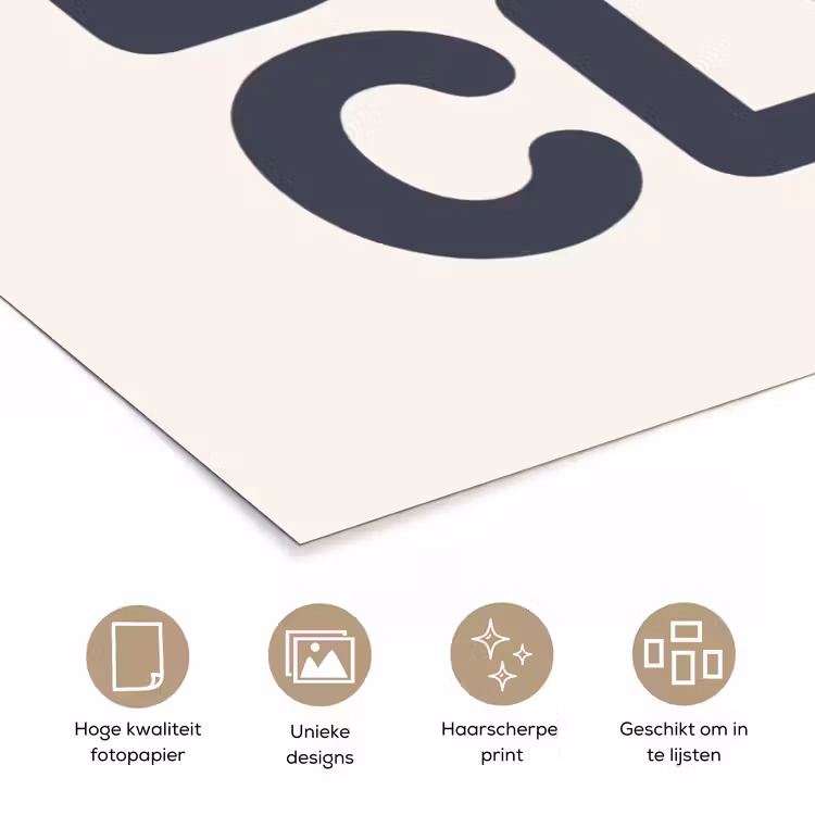Poster - Quote - Grijs - Wit — 5