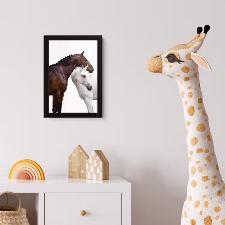 Poster met lijst - Paard - Modern - Balans — 5