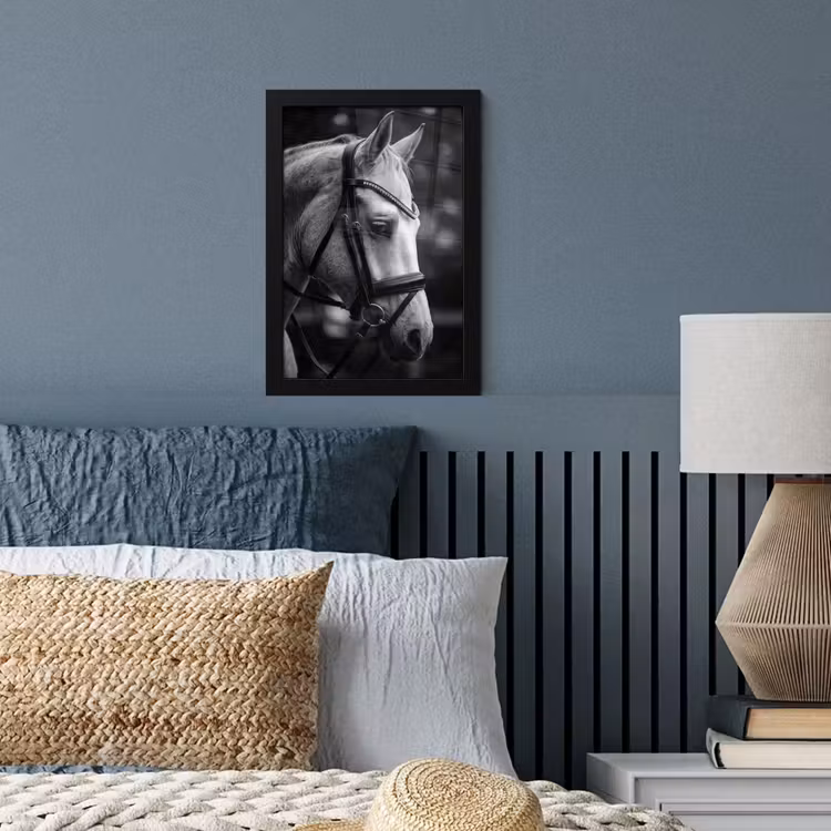Poster met lijst - Paard - Schimmel - Portret — 4