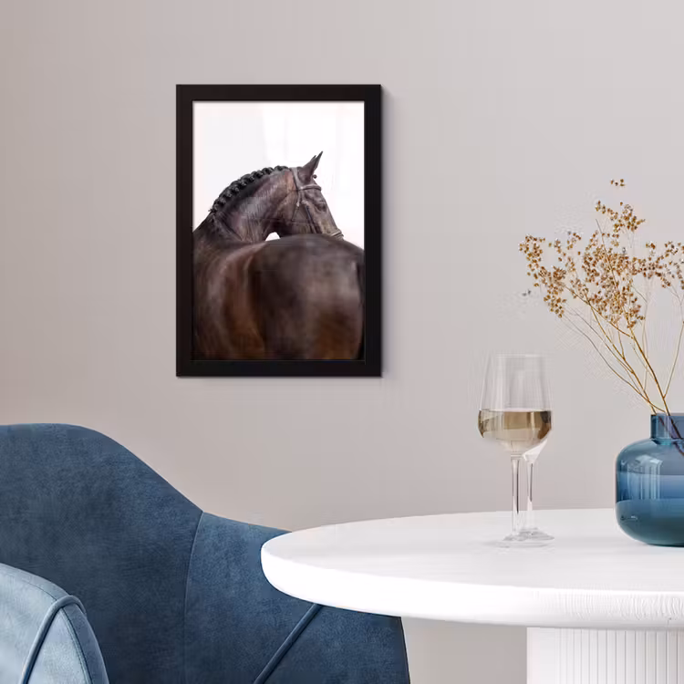 Poster met lijst - Portret - Paard - Elegant — 2