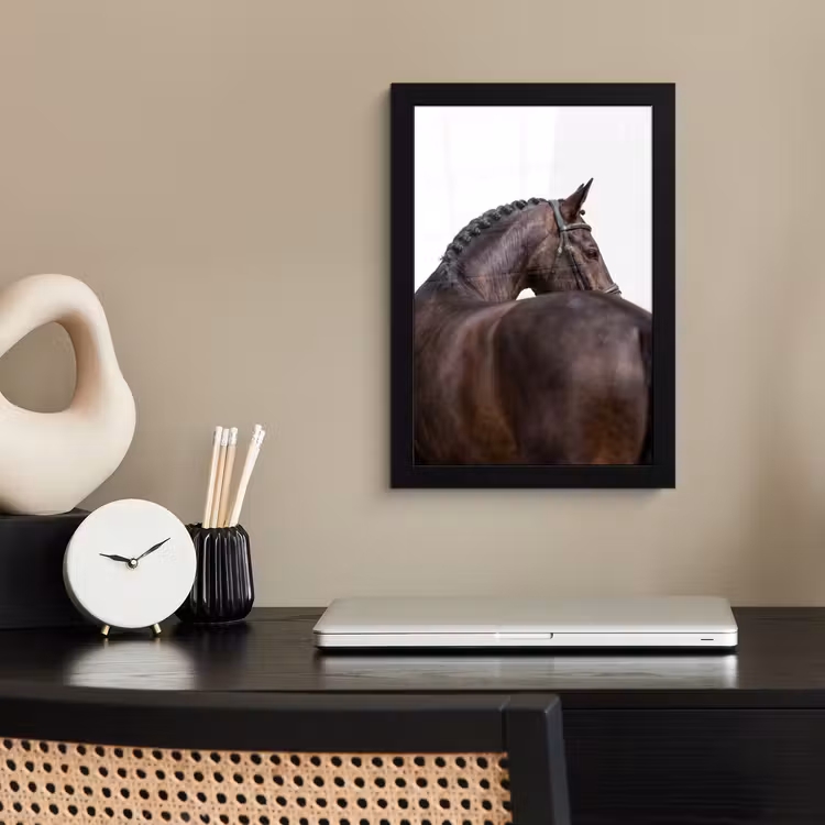 Poster met lijst - Portret - Paard - Elegant — 3