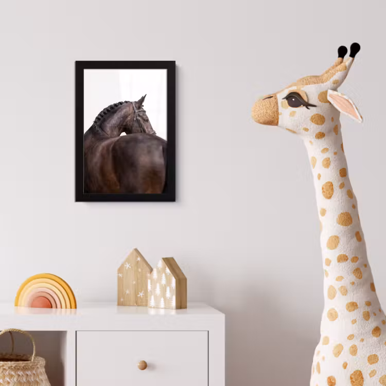 Poster met lijst - Portret - Paard - Elegant — 5