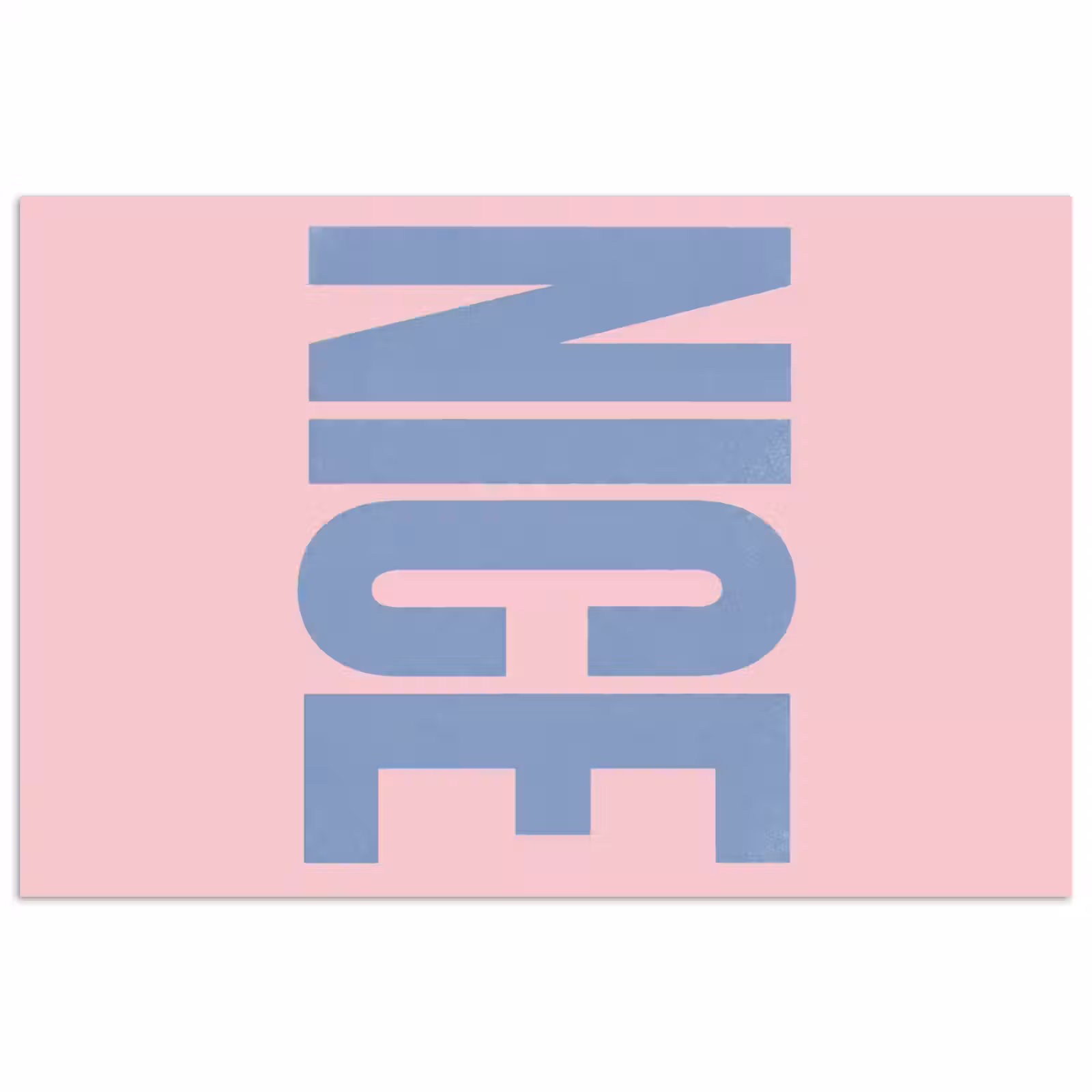 Poster - Nice - Paars - Roze — 1