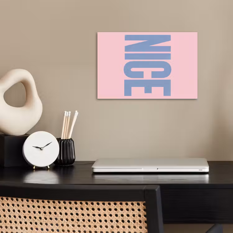Poster - Nice - Paars - Roze — 2