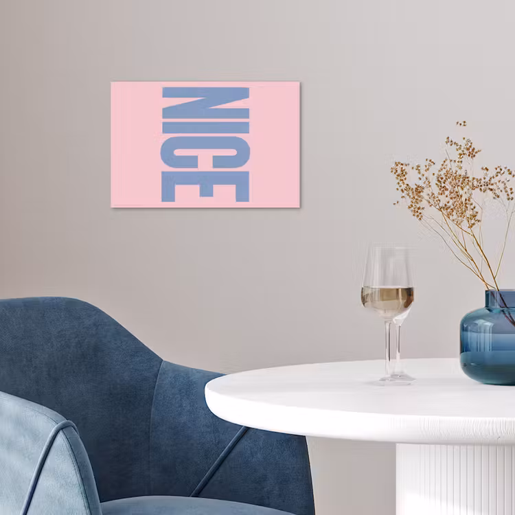 Poster - Nice - Paars - Roze — 4