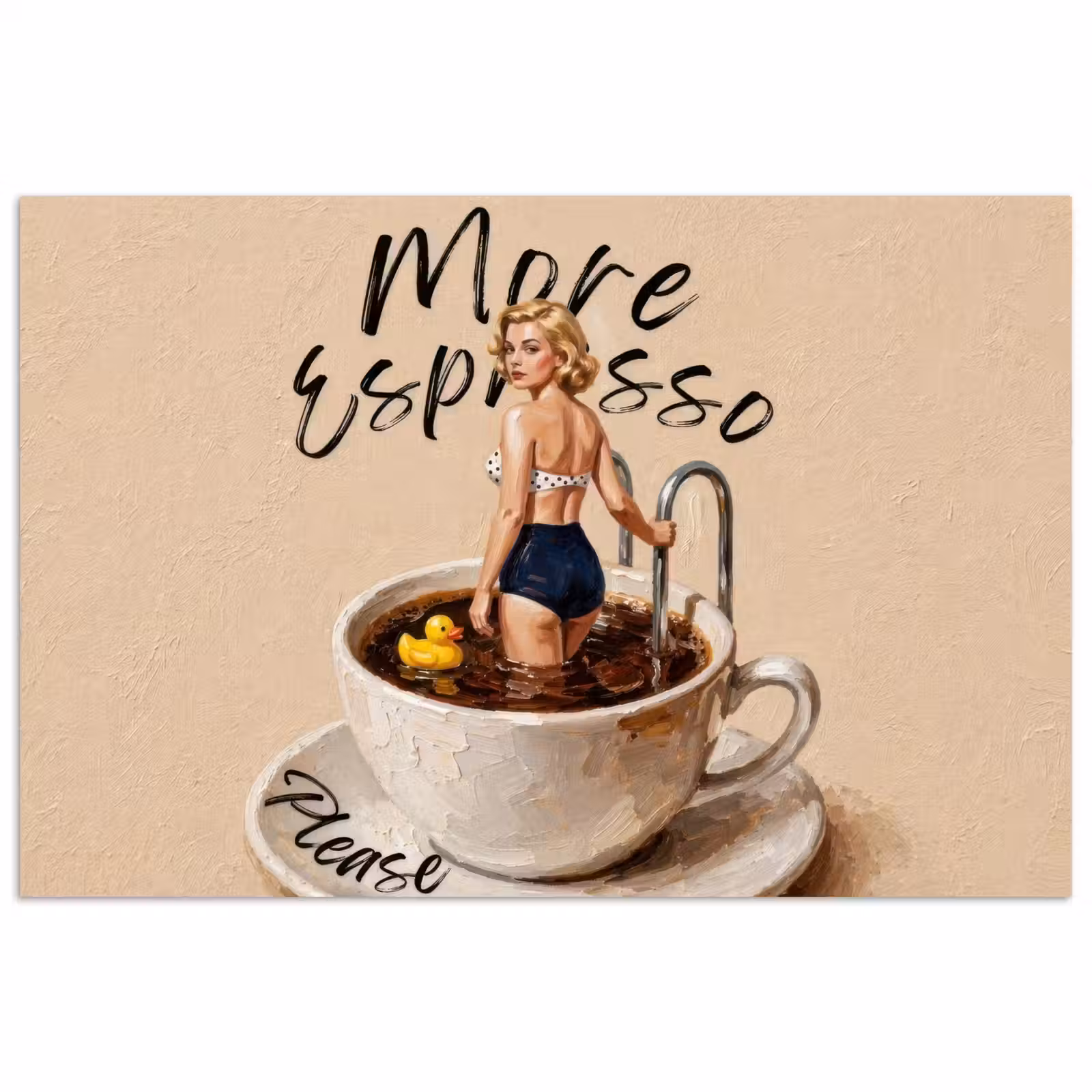 Poster - More espresso - Koffie - Eend — 1