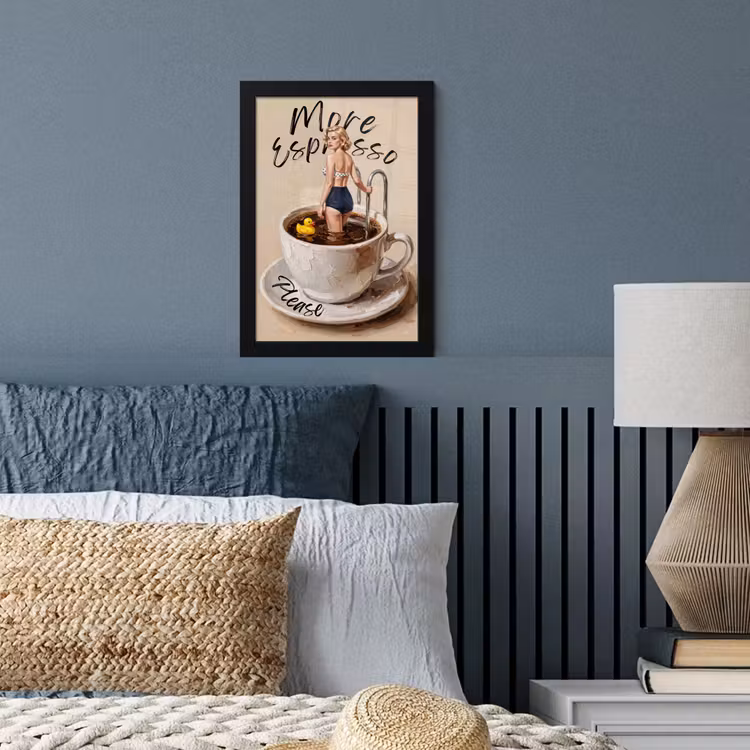 Poster met lijst - More espresso - Koffie - Eend — 4