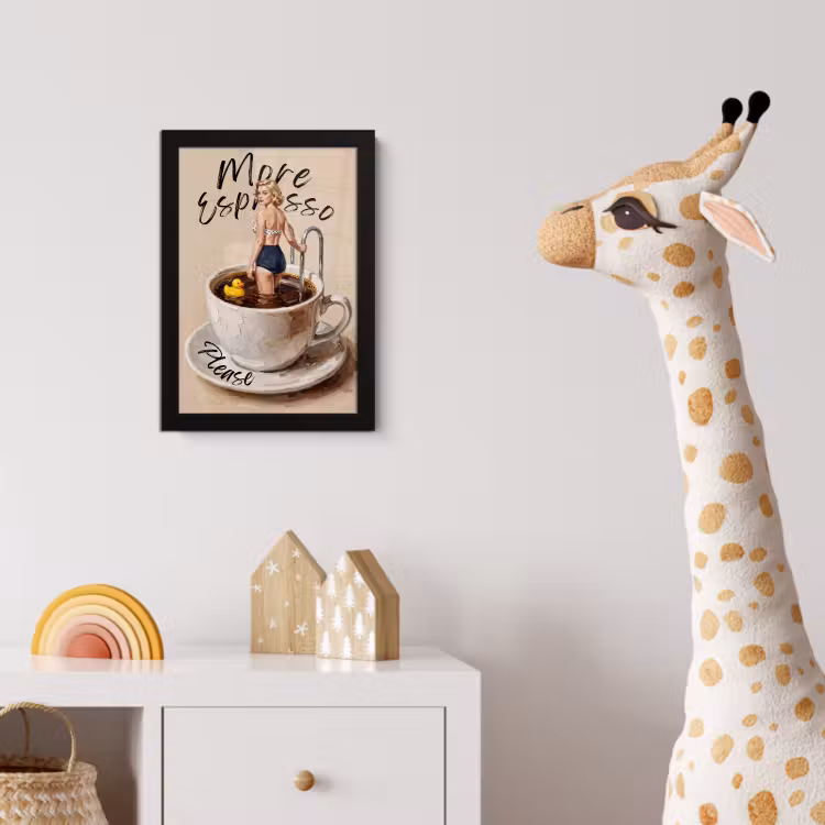 Poster met lijst - More espresso - Koffie - Eend — 5