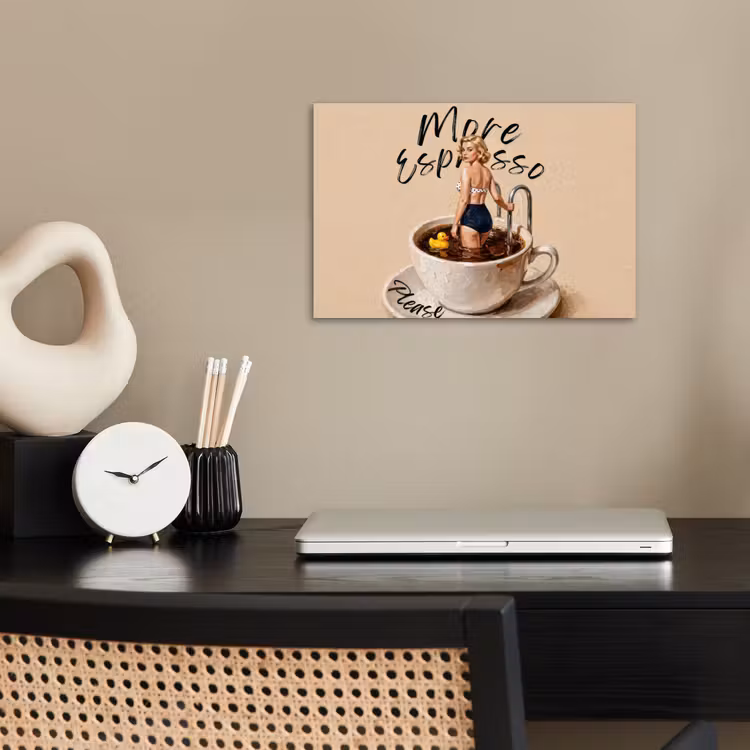 Poster - More espresso - Koffie - Eend — 2