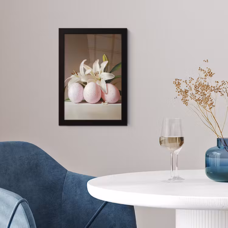 Poster met lijst - Lelies - Eieren - Pasen — 2