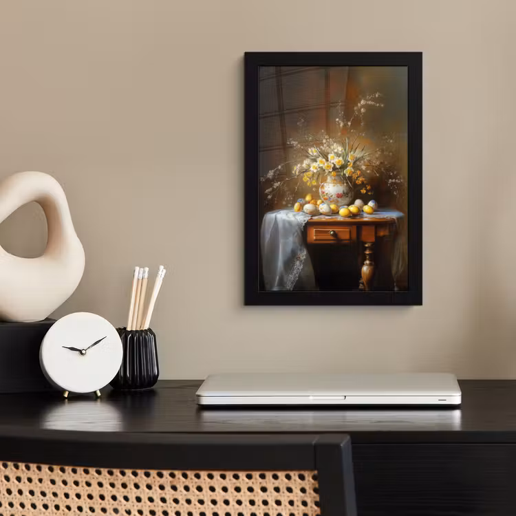 Poster met lijst - Paaseieren - Stilleven - Vaas — 3