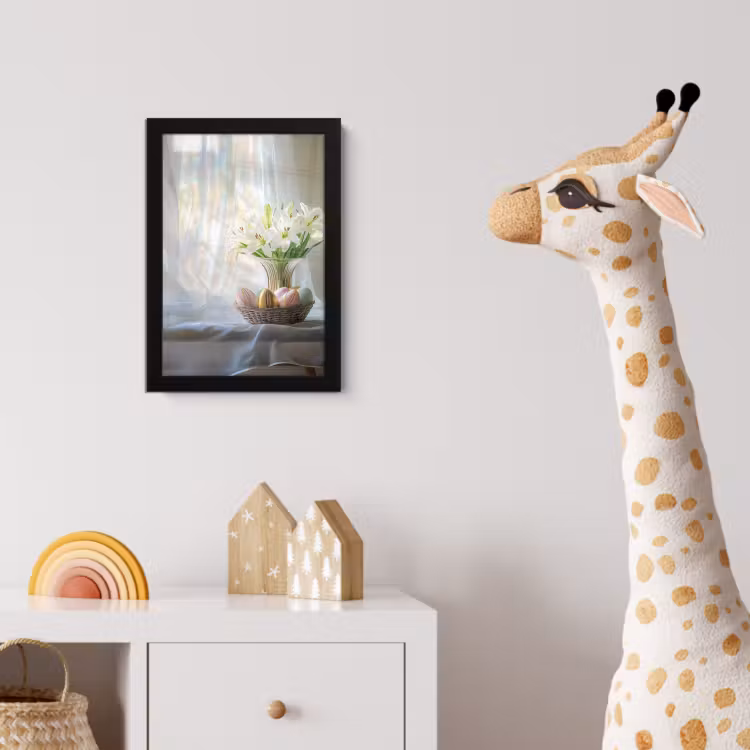 Poster met lijst - Vaas - Eieren - Bloemen — 5