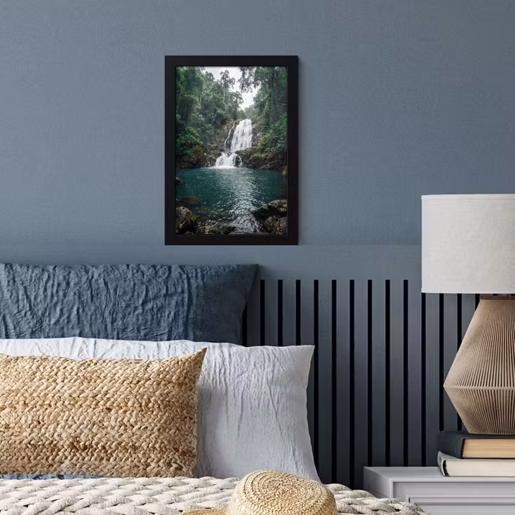 Poster met lijst - Waterfall - Forest - Nature - Greenkhgyguyg — 4