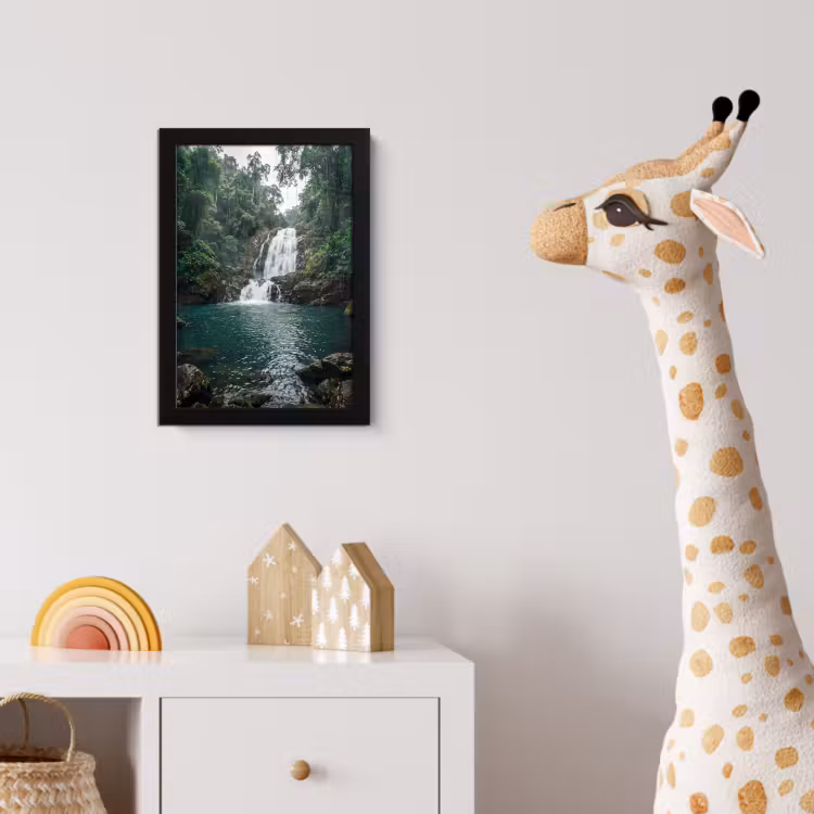 Poster met lijst - Waterfall - Forest - Nature - Greenkhgyguyg — 5