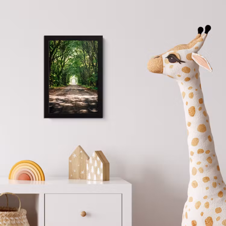 Poster met lijst - Weg - Bomen - Natuur - Groen — 5