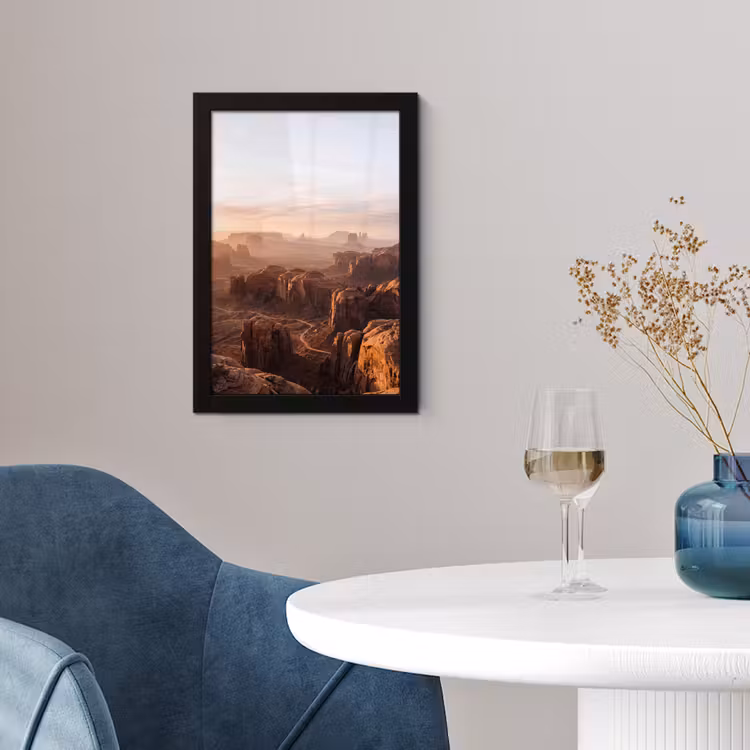 Poster met lijst - Woestijn - Landschap - Natuur — 2