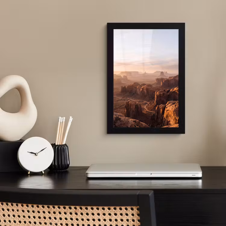 Poster met lijst - Woestijn - Landschap - Natuur — 3