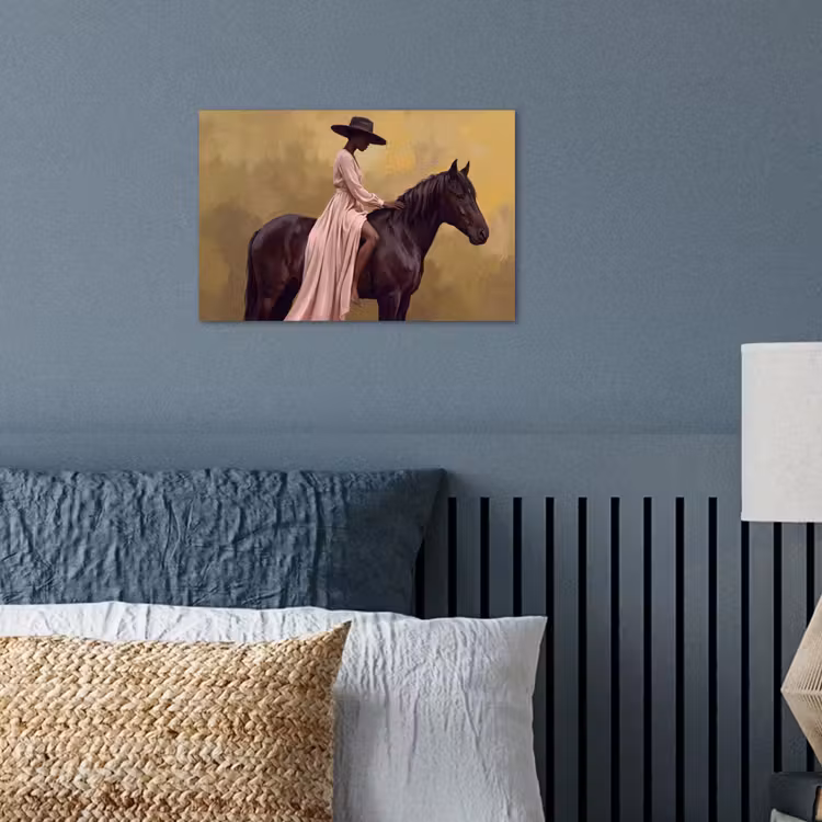 Poster - Paard - Klassiek - Oker — 3