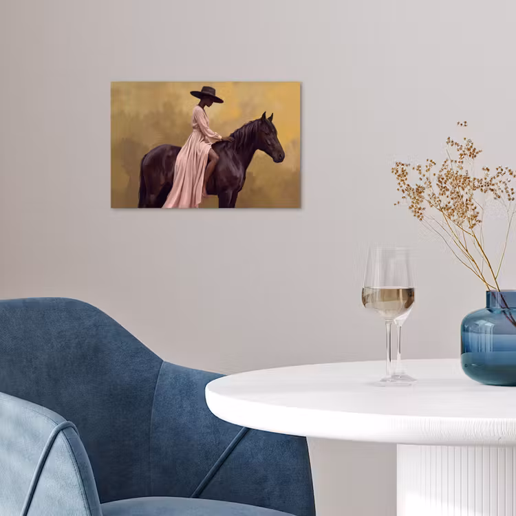 Poster - Paard - Klassiek - Oker — 4