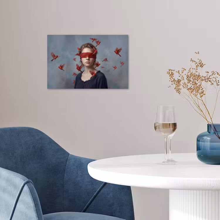 Poster - Portret - Krachtig - Rood — 4