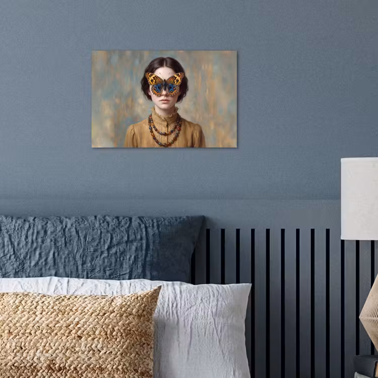 Poster - Portret - Vlinder - Kleurrijk — 3