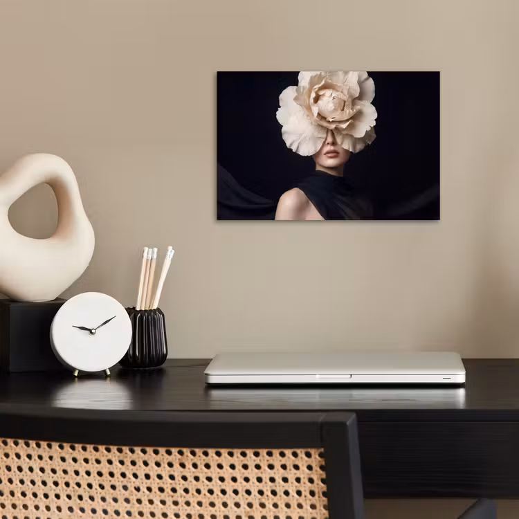 Poster - Roos - Tijdloos - Zwart — 2