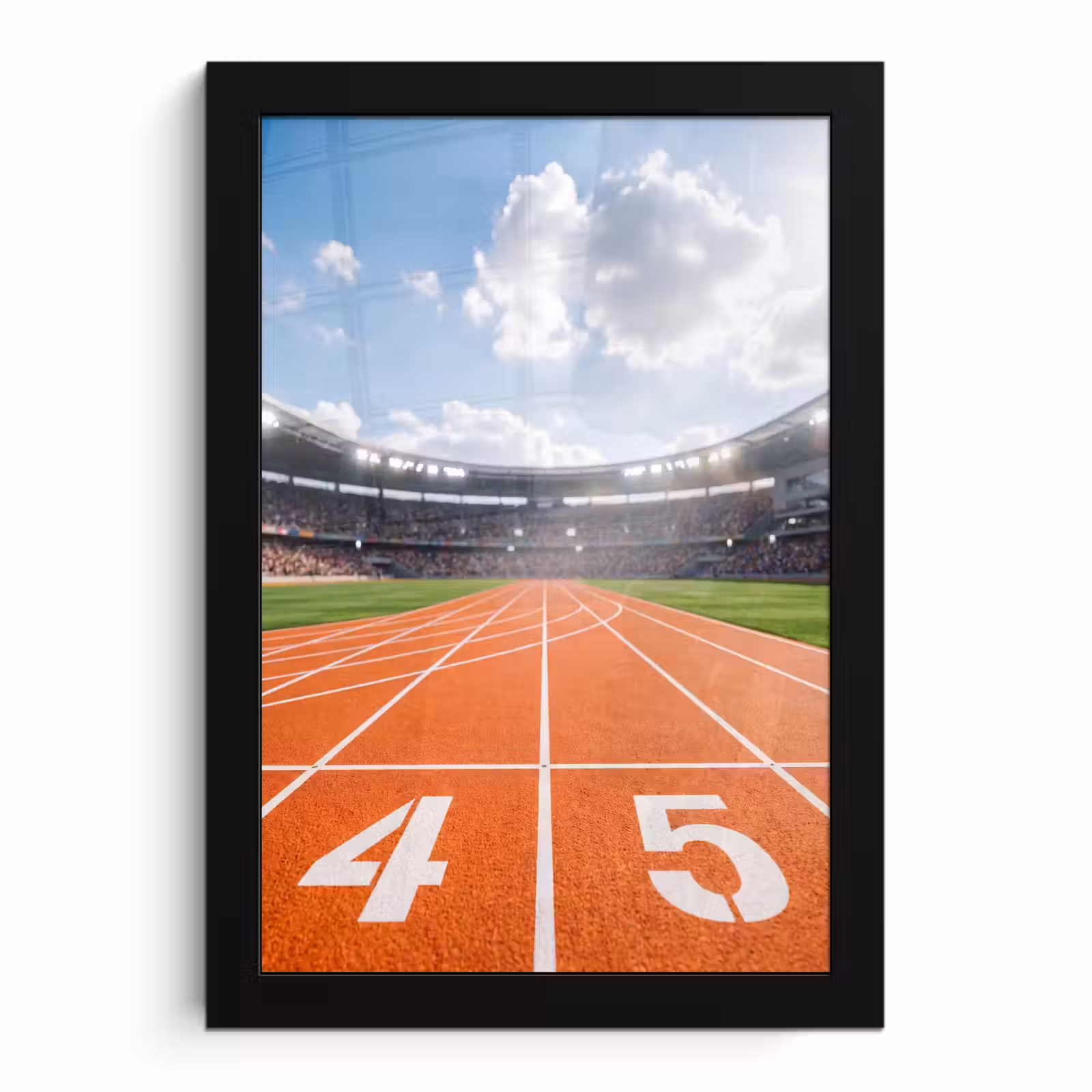 Poster met lijst - Sintelbaan - Stadion - Sport -Oranje — 1