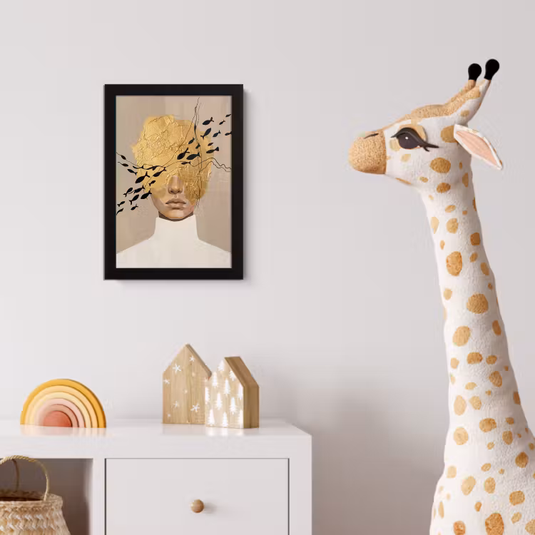 Poster met lijst - Modern - Vrouw - Goud — 5