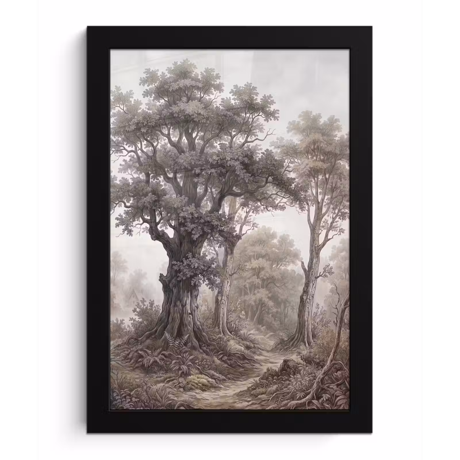 Poster met lijst - Natuur - Bos - Eik — 1