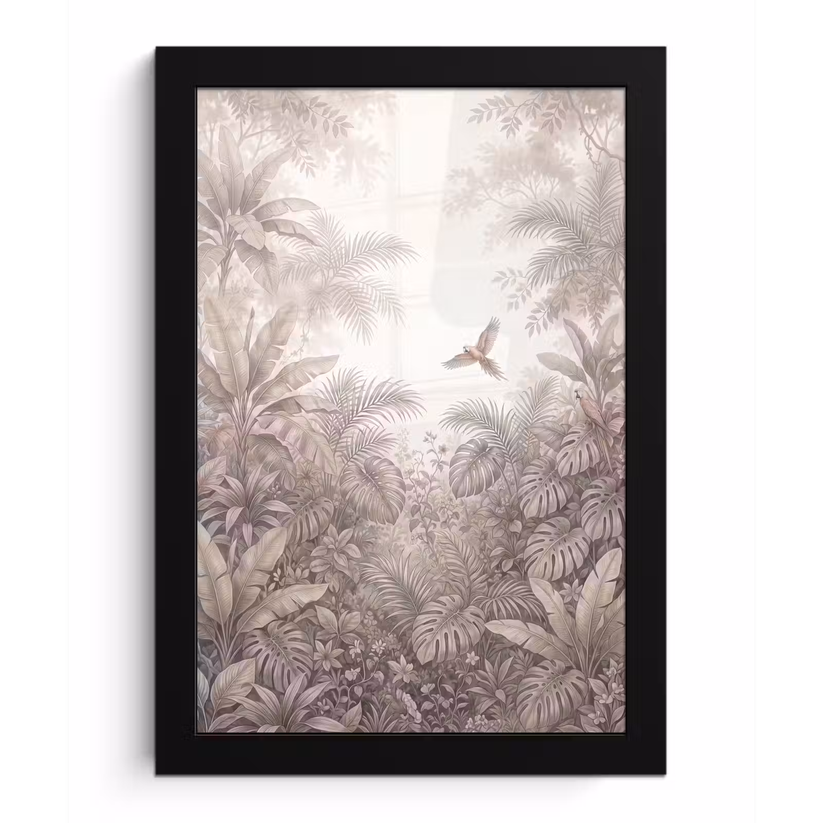 Poster met lijst - Papagaai - Jungle - Tropisch — 1