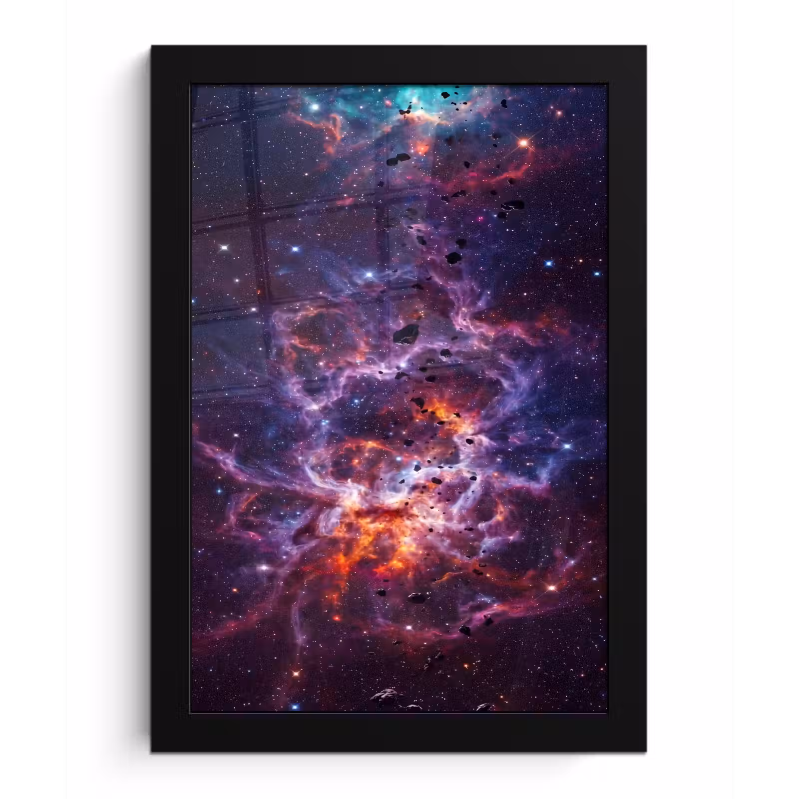 Poster met lijst - Space - Stars - Abstract - Colorful — 1