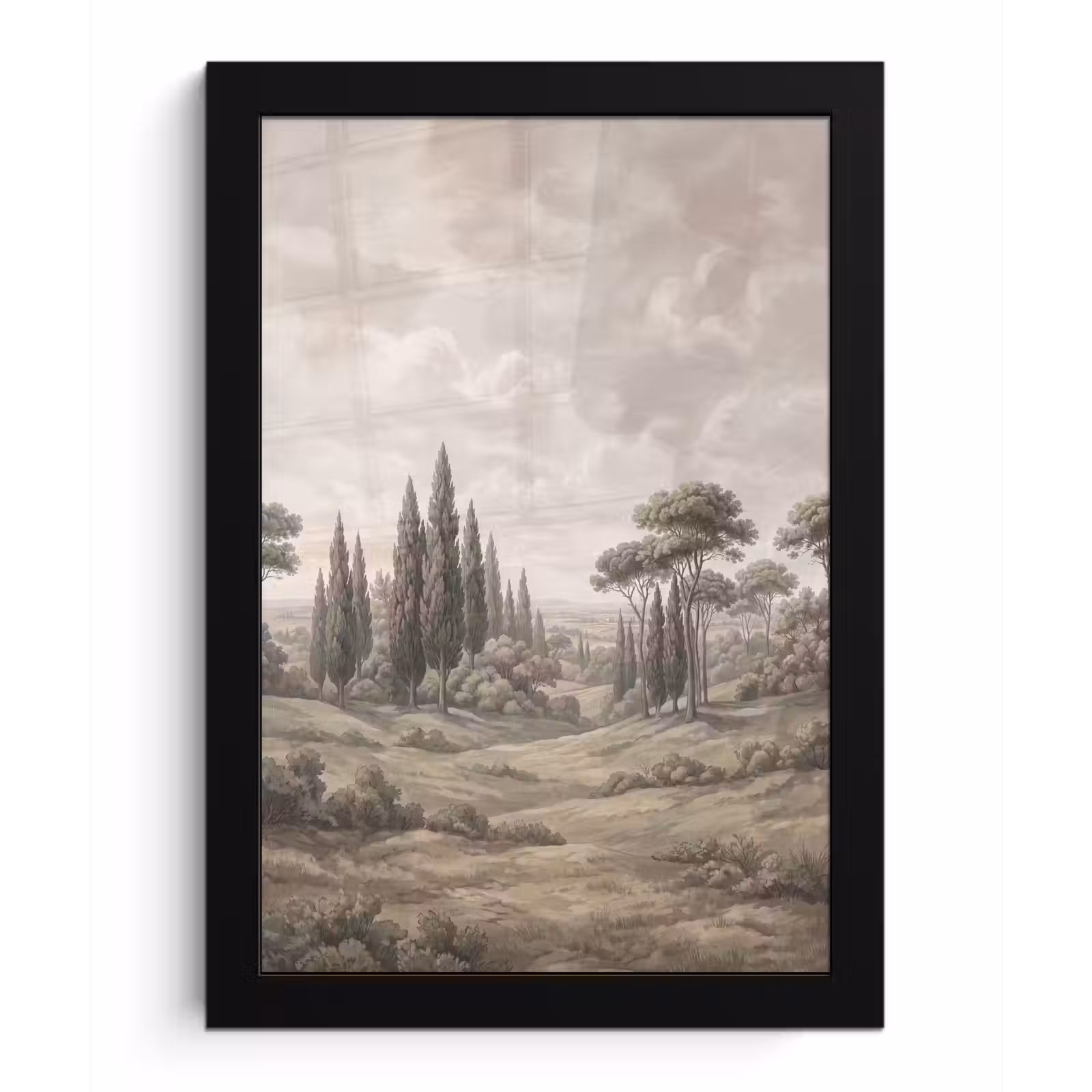 Poster met lijst - Vallei - Bos - Natuur - Groen — 1