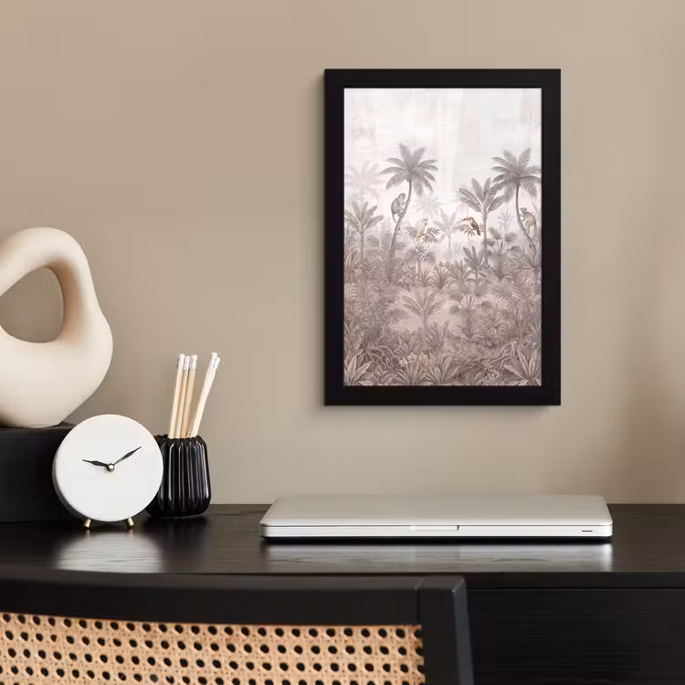 Poster met lijst - Jungle - Dieren - Palmbomen — 3