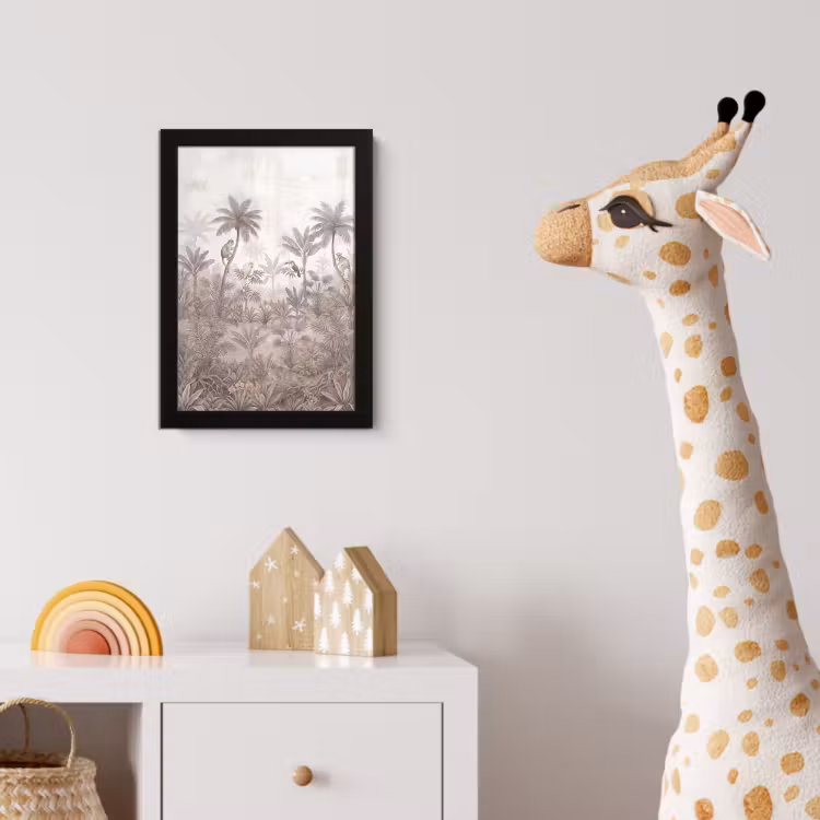 Poster met lijst - Jungle - Dieren - Palmbomen — 5