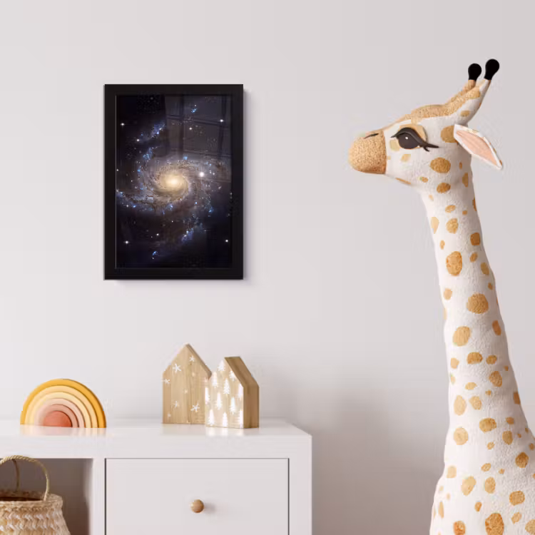 Poster met lijst - Kosmos - Sterrenstelsel - Donker — 5