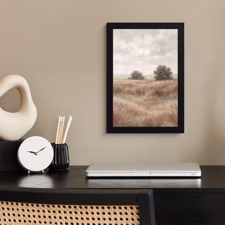 Poster met lijst - Landschap - Minimalistisch - Beige — 3