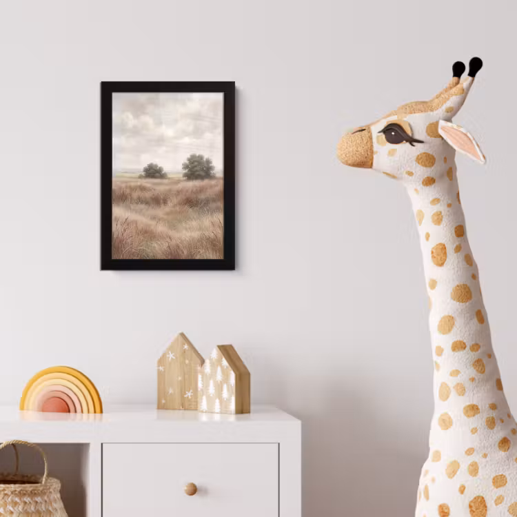 Poster met lijst - Landschap - Minimalistisch - Beige — 5