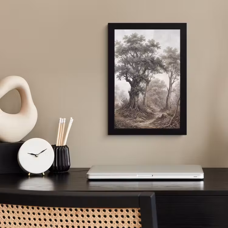 Poster met lijst - Natuur - Bos - Eik — 3