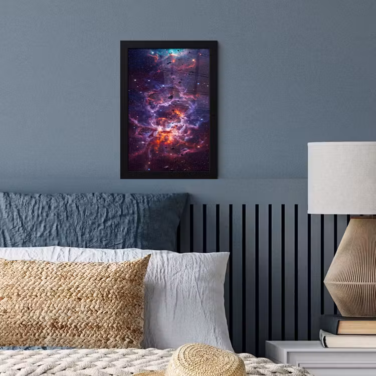 Poster met lijst - Space - Stars - Abstract - Colorful — 4