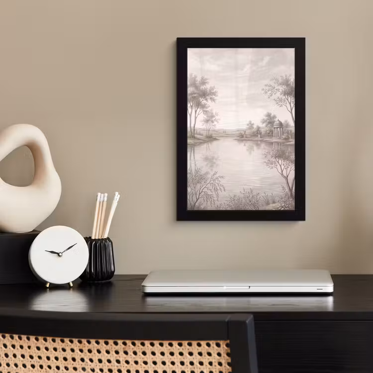 Poster met lijst - Terras - Water - Natuur - Landschap — 3