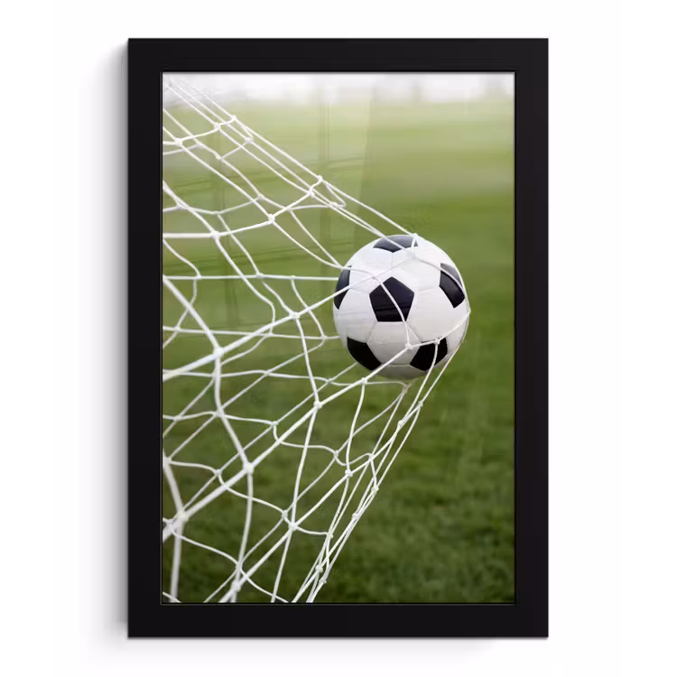 Poster met lijst - Voetbal - Goal - Net - Sport — 1