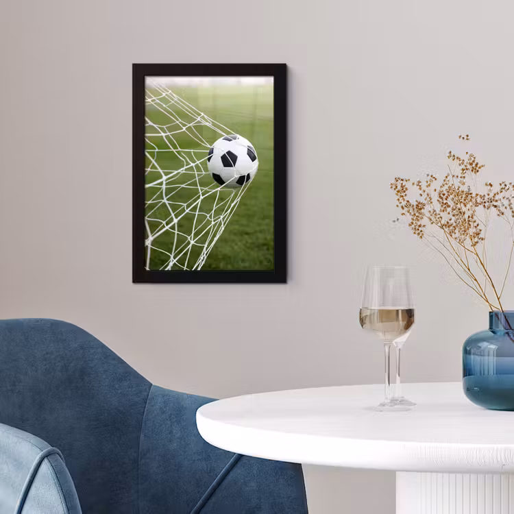 Poster met lijst - Voetbal - Goal - Net - Sport — 2