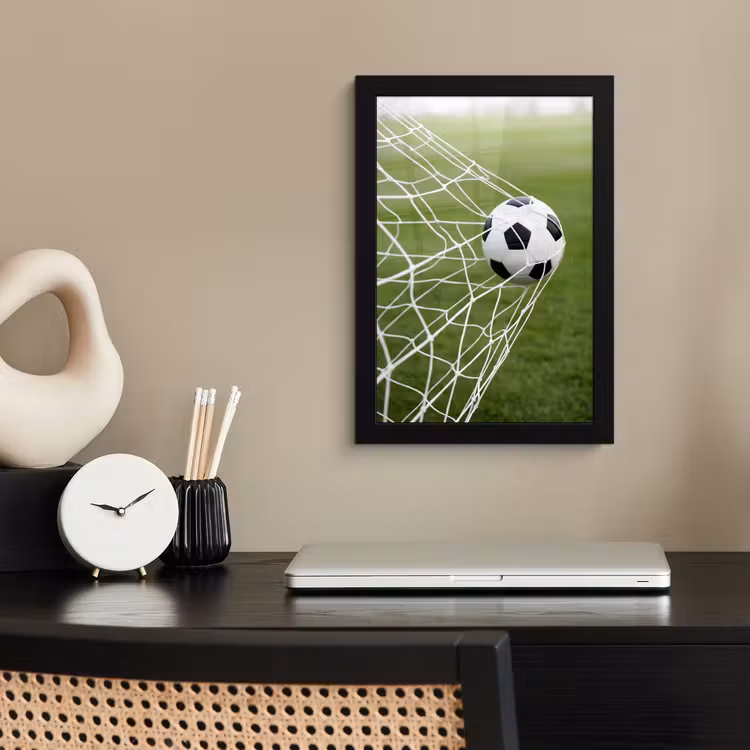 Poster met lijst - Voetbal - Goal - Net - Sport — 3