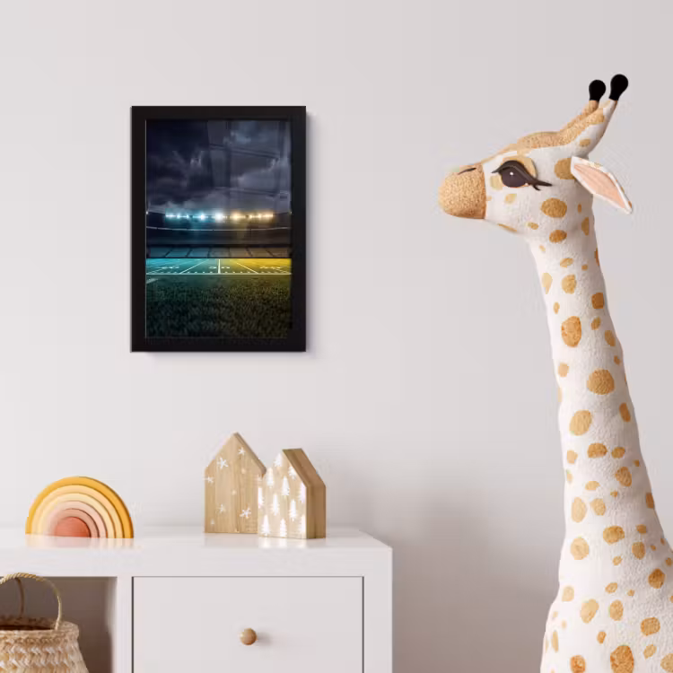 Poster met lijst - Voetbal - Stadion - Nacht - Modern — 5