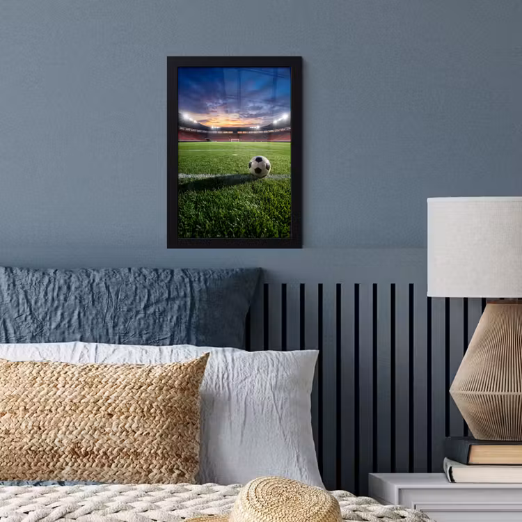 Poster met lijst - Voetbal - Stadion - Sport - Groen — 4