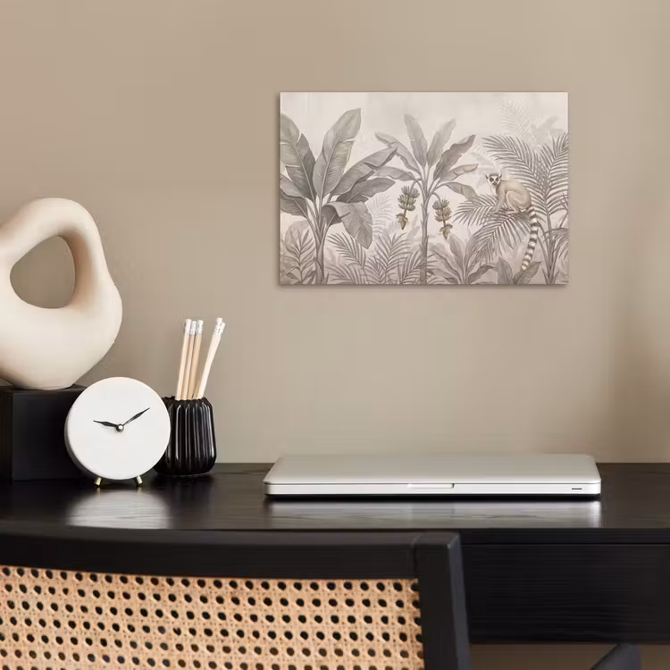 Poster - Natuur - Jungle - Ringstaartmaki - Bruin — 2