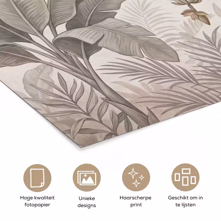 Poster - Natuur - Jungle - Ringstaartmaki - Bruin — 5
