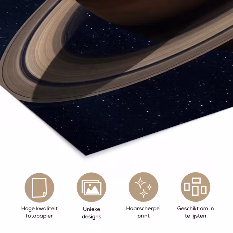 Poster - Planeten - Saturnus - Ruimte — 5