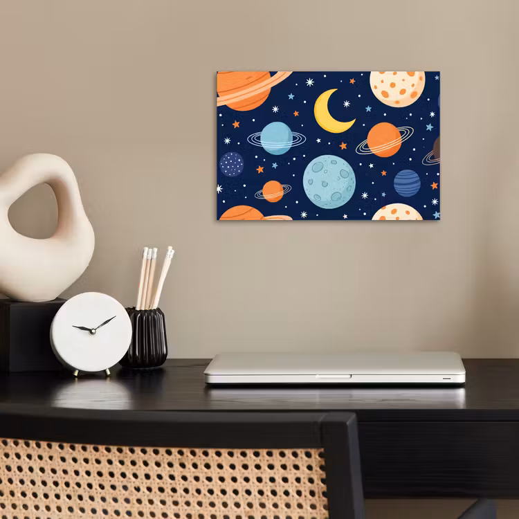 Poster - Ruimte - Planeten - Kleurrijk — 2