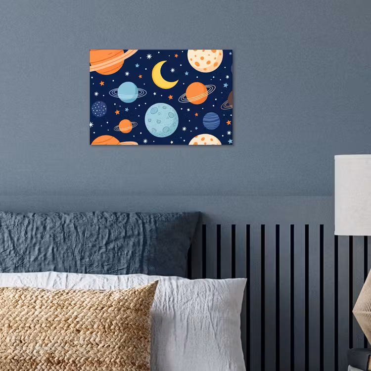 Poster - Ruimte - Planeten - Kleurrijk — 3